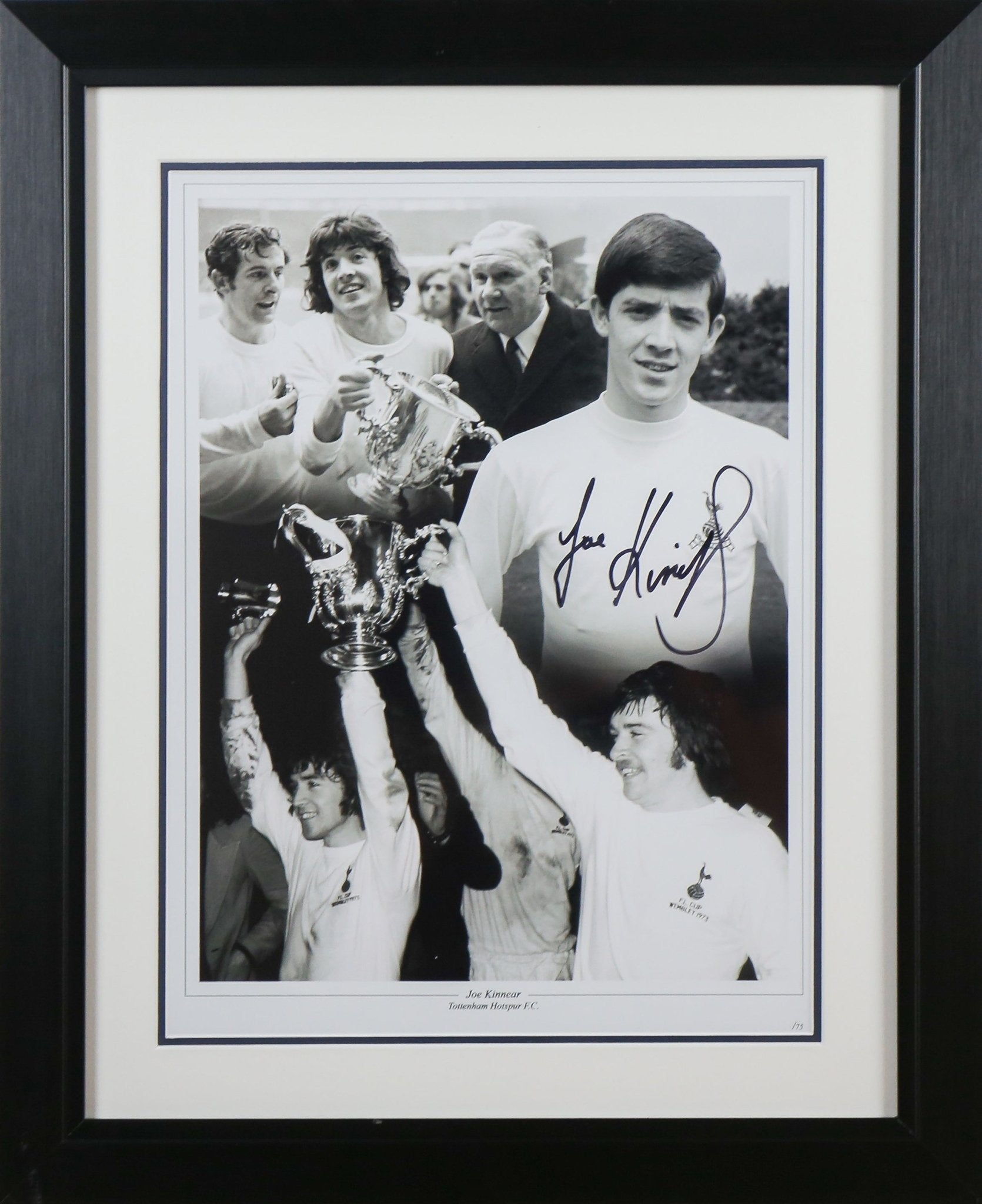 Joe Kinnear Signed Spurs 12x16 Photograph Framed Display - Memorabilia Framers Shop